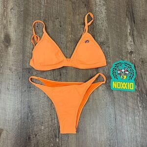Dixxon Orange Tanning Bikini Swimsuit Two Piece Women's S NWT